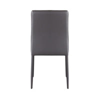 SEDIA BLOSSOM CON RIVESTIMENTO IN ECOPELLE MARRONE