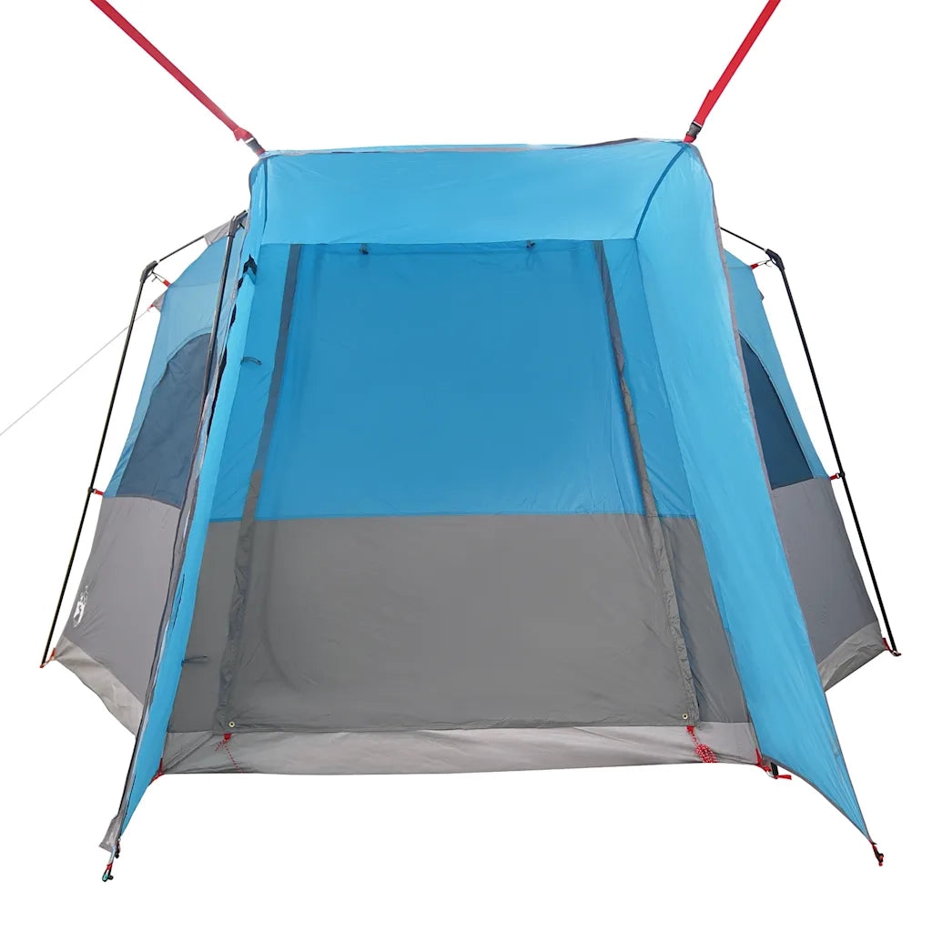 Tenda da Campeggio da Auto per 4 Persone-Tenda per Famiglie Blu Impermeabile 809162