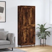Credenza Rovere Fumo  69,5x34x180 cm in Legno Multistrato 3199702
