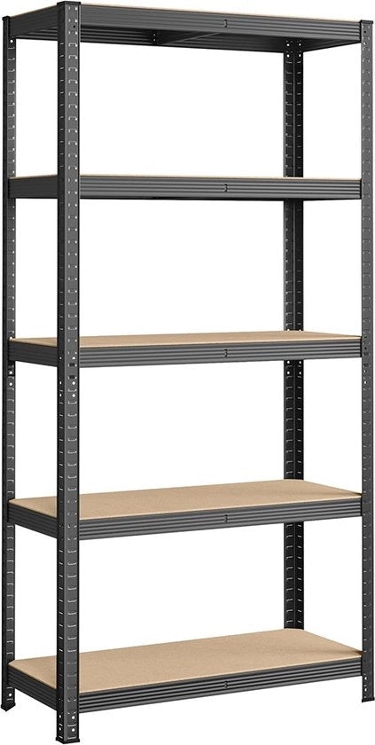 Rack di Stoccaggio per Garage - Sistema di Riconoscimento - Organizzatore di Alta Qualità - Acciaio Rafforzato - Pannelli Regolabili - 180 cm x 90 cm x 40 cm