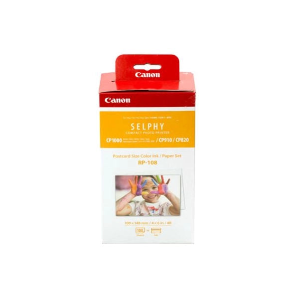 Canon set inchiostro a colori rp-108 e carta 100 x 148 mm, 108 fogli - 8568B001