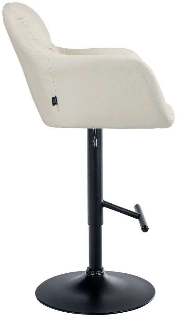 Barhocker Natoma Kunstleder schwarz