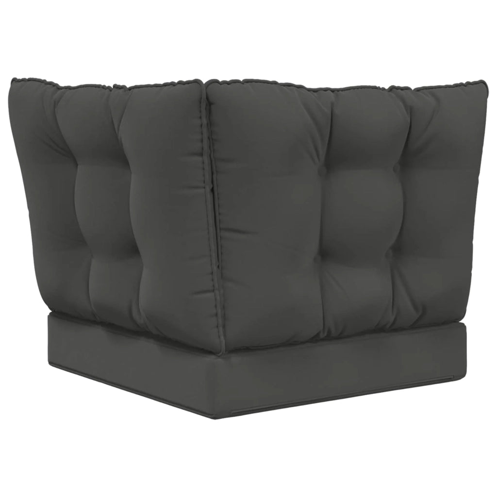 Cuscino per divano da esterno 3 pcs Antracite Poliestere