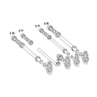 Kit raccordi 4 rubinetti per caldaie ariston