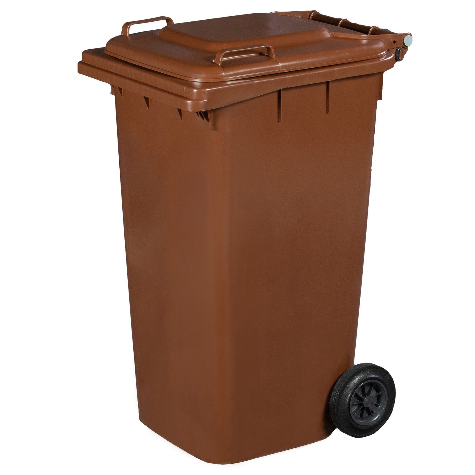 pattumiera lt.240 con ruote marrone cod:ferx.12887