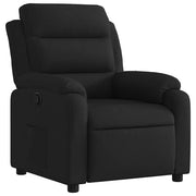 Poltrona | Sedia Relax Reclinabile in Tessuto Nero