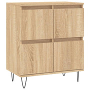 Buffet credenza cassettiera armadio mobile contenitore organizer cucina soggiorno rovere Sonoma 60 x 35 x 70 cm legno ingegnerizzato marrone 02_0031613