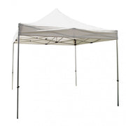 Gazebo Pieghevole Party 3x3 m in Acciaio Bianco