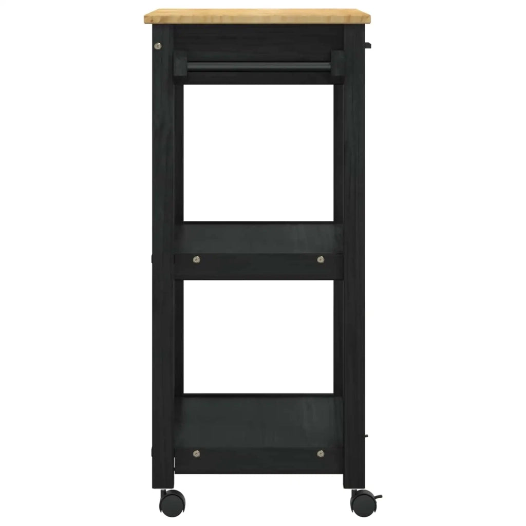 Carrello da Cucina MONZA Nero 60 x 40 x 88,5 cm CFW7382087