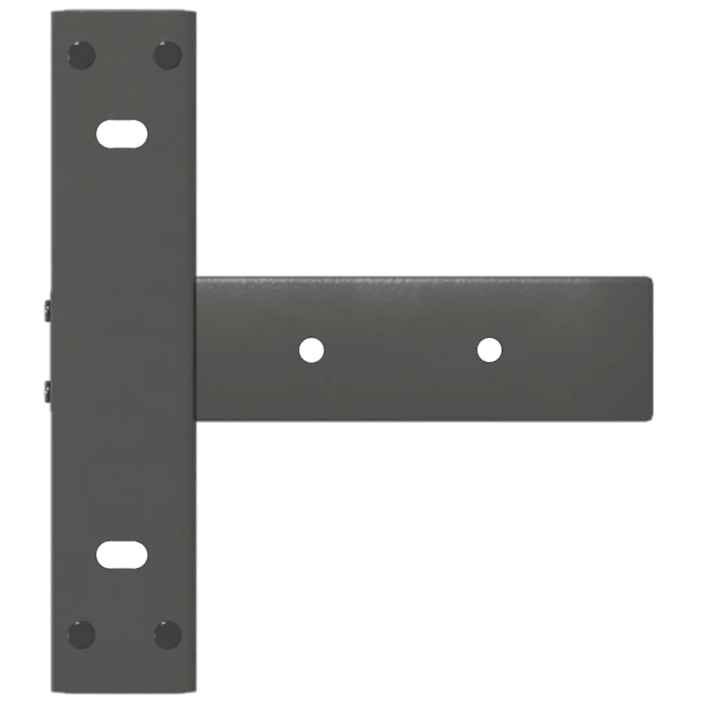 vidaXL Gambe per tavolo consolle a T 2 pz Antracite 38x25x(72-73) cm Acciaio