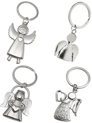 Angelo della Fortuna con Cuori - 4 Pezzi - 5,2cm x 3,4cm