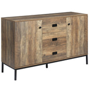 Credenza Moderna con Ripiani e Cassetti ¨C zephmum ¨C 120x39.5x77 cm