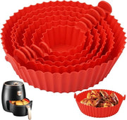 Set di stampi per forno aeree con silicone - 6 pezzi con inserto rosso