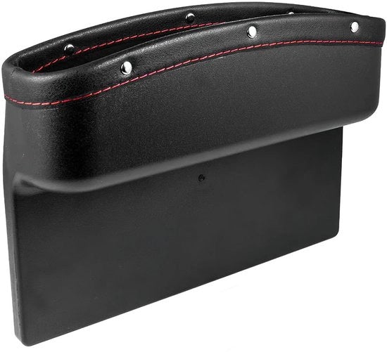 Organizzatore di accessori per auto - Scatola di ripostiglio per auto - Nero - 1 pezzo - 23,5 x 5,5 x 16,5 cm - Materiale ABS di alta qualità - Resistente ai graffi - Supporto per auto