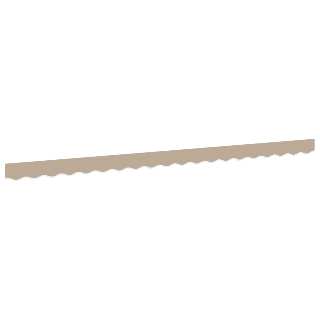 Tenda Valance per Struttura da 4,5 m Beige 4,3x0,2 m