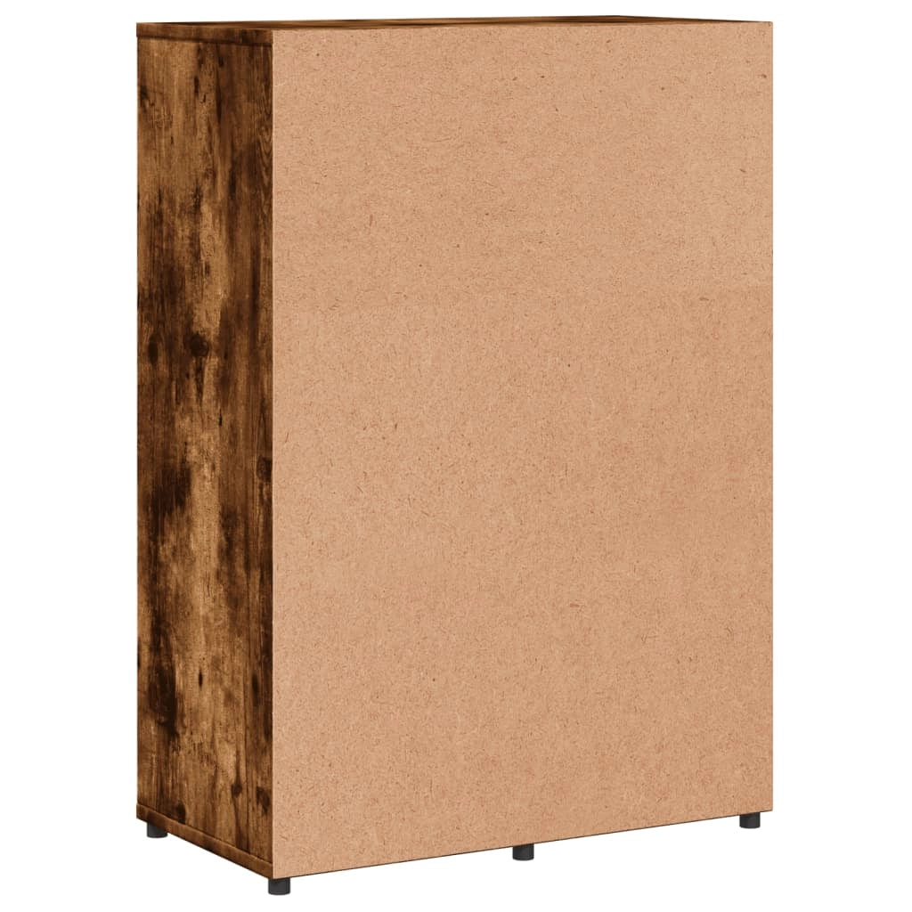 Buffet credenza cassettiera armadio mobile contenitore organizer per cucina soggiorno salotto set da 2 60 x 31 x 84 cm legno ingegnerizzato marrone 02_0036742