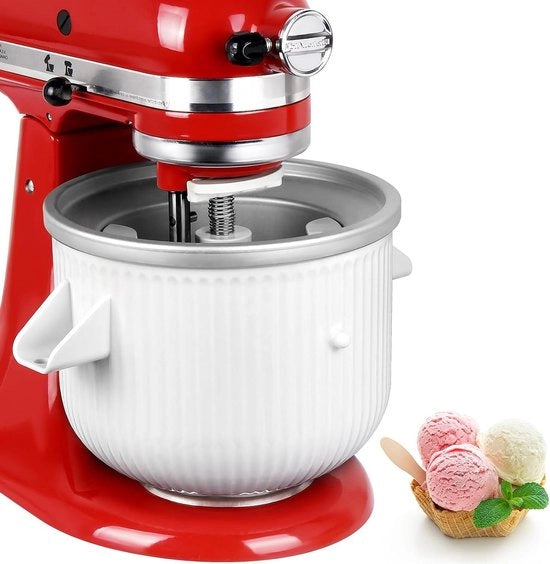 Accessori per gelatiera per mixer da cucina - 2 litri di gelato congelato - gelatiera per sorbetti e gelati - dessert di gelato fatto in casa - yogurto