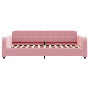Letto da Giorno Rosa 90x200 cm in Velluto 354061