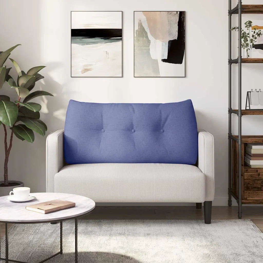 Cuscino per Schiena Blu jeans 100 x 24 x 50 cm Tessuto 42014455