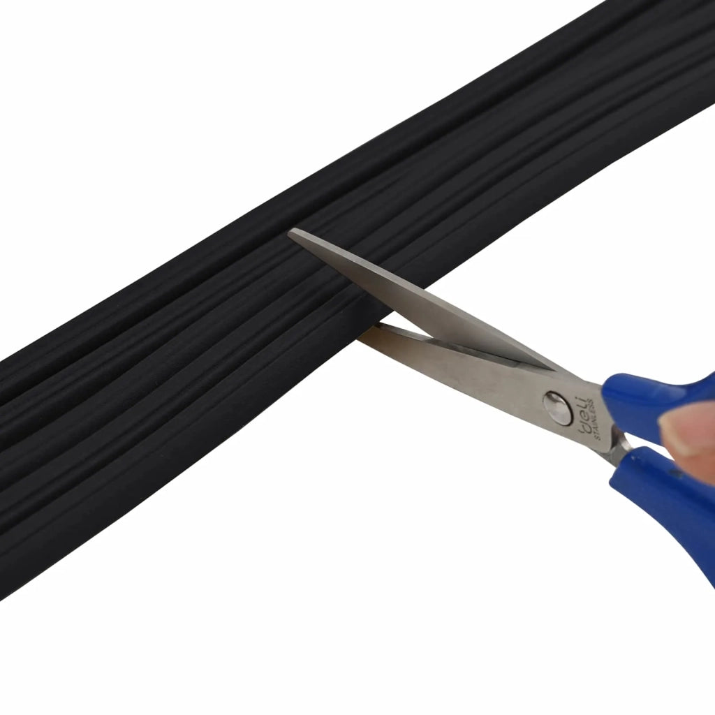 Nastro adesivo per finestre Nero 10 x 6 mm 12 m Schiuma EPDM 42038146