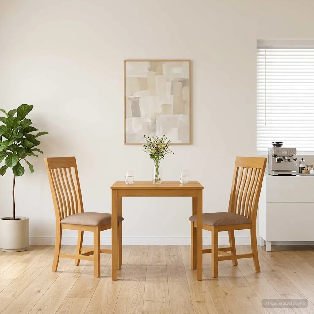 Set da pranzo 3 pz Grigio Legno di Quercia Massello 3430208