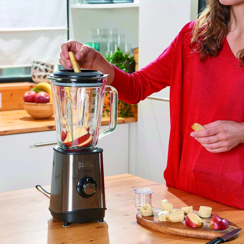 Black+Decker FRULLATORE BXJB800E 800 W con caraffa in vetro 1,5 lt.