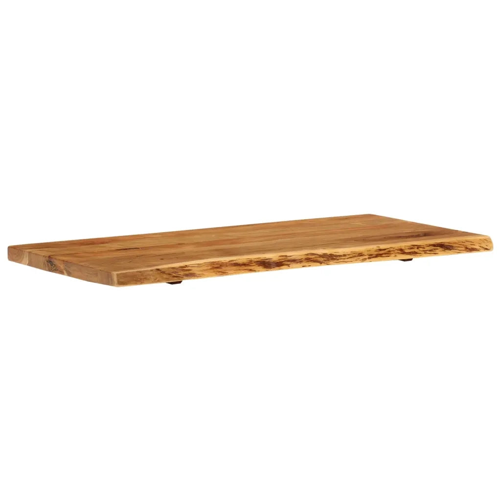 Piano per Lavabo Bagno in Massello di Acacia 114x52x4 cm 286324