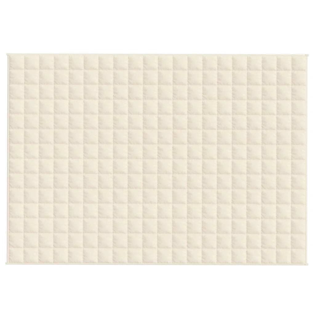 Coperta Ponderata Crema Chiaro 138x200 cm 10 kg Tessutocod mxl 79890