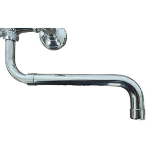 Rubinetto a parete vintage con canna allungabile 20-35 cm