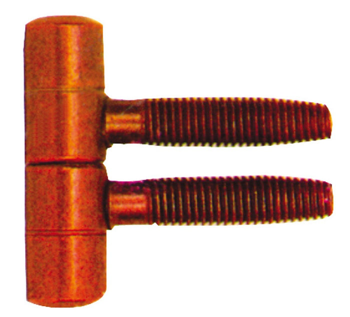 cerniera anuba in acciaio ottonato ï mm. 14 cod:ferx.vit7924