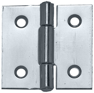 cerniera quadra perno fisso in acciaio zincato mm. 50x50 cod:ferx.vit49707