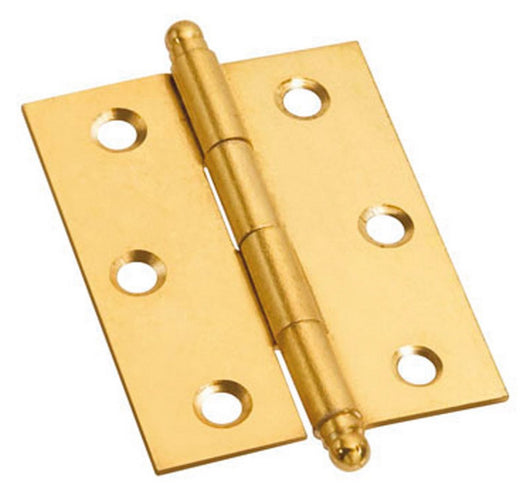 cerniera con perno sfilabile  in ferro ottonato mm. 70x55 cod:ferx.vit17295