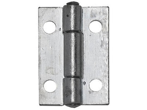 cerniera stretta perno fisso in acciaio zincato mm. 65x35 cod:ferx.vit49716