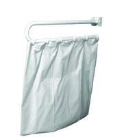 Maniglione barra ribaltabile reggitenda inox lucido