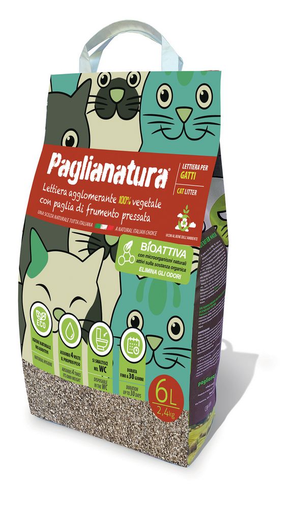 LETTIERA GATTO BIOATTIVA 2,4 KG/6 LT