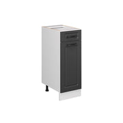Vicco Mobiletto base per cucina Antracite casa di campagna 30 cm senza piano di lavoro
