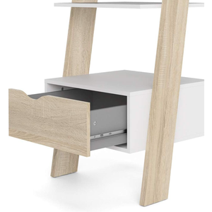 Libreria Oslo 4 Ripiani + 1 Cassetto 55x48x180 cm - Design Moderno e Retrò