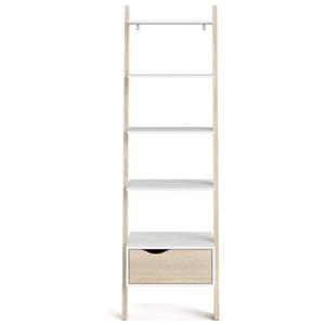 Libreria Oslo 4 Ripiani + 1 Cassetto 55x48x180 cm - Design Moderno e Retrò