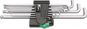 Set di chiavi a croce con maniglia metrico cromata - 9 pezzi - 950 PKLS/9 SM SB 05073594001