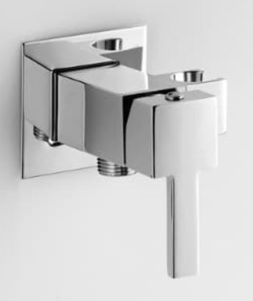 Miscelatore incasso con gancio supporto doccia integrato