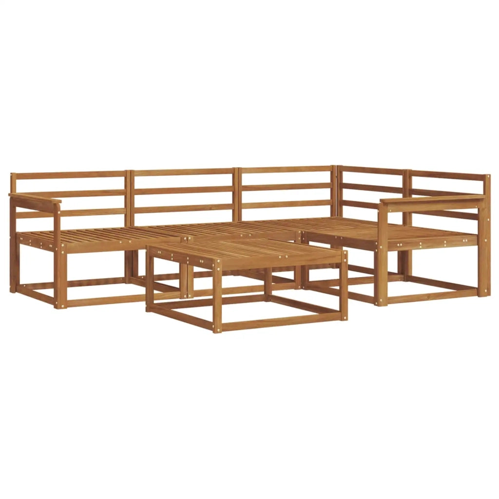 Set di divani da esterno 5 pcs Naturale 3367532