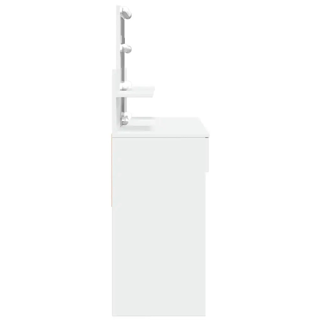 Toeletta con LED Bianco 100x40x130 cm