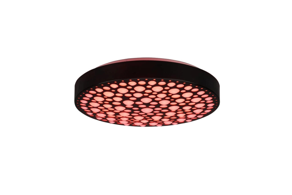 Plafoniera LED CHIZU 22W CCT 2700-6000K nera 40,5cm RL