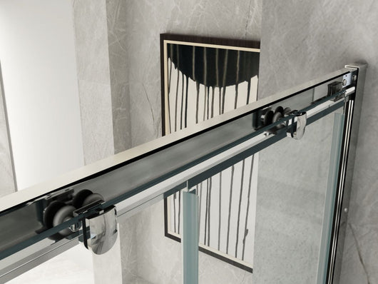 Box doccia Cristallo 6 mm - 2 lati uno fisso ed uno scorrevole laterale (Opaco) - Misura: 65 x 140 x h190 cm 