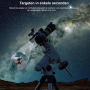 Adattatore di Montaggio per Telescopio con Struttura Metallica Completa, Cold Shoe e 1/4" Fitta per Montaggio Hot Shoe per Fotocamera, Base di Dovetail Standard 1.3in/33mm per Astrofotografia del Cielo Stellato