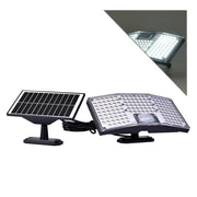 FARETTO SOLARE LED DA ESTERNO CON TELECOMANDO LUCE BIANCA FREDDA - SENSORE DI MOVIMENTO IDEALE PER GIARDINI BALCONI INGRESSI