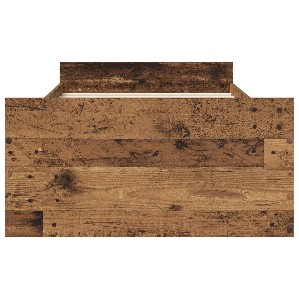 Telaio del letto con storage Legno antico 80 x 200 cm 3429504