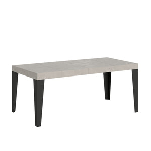 Tavolo Allungabile 120/380x90 cm Flame Premium Cashmere Gambe Antracite