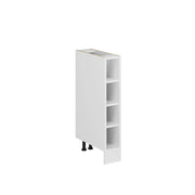 Vicco Scaffale da cucina Bianco 15 cm senza piano di lavoro