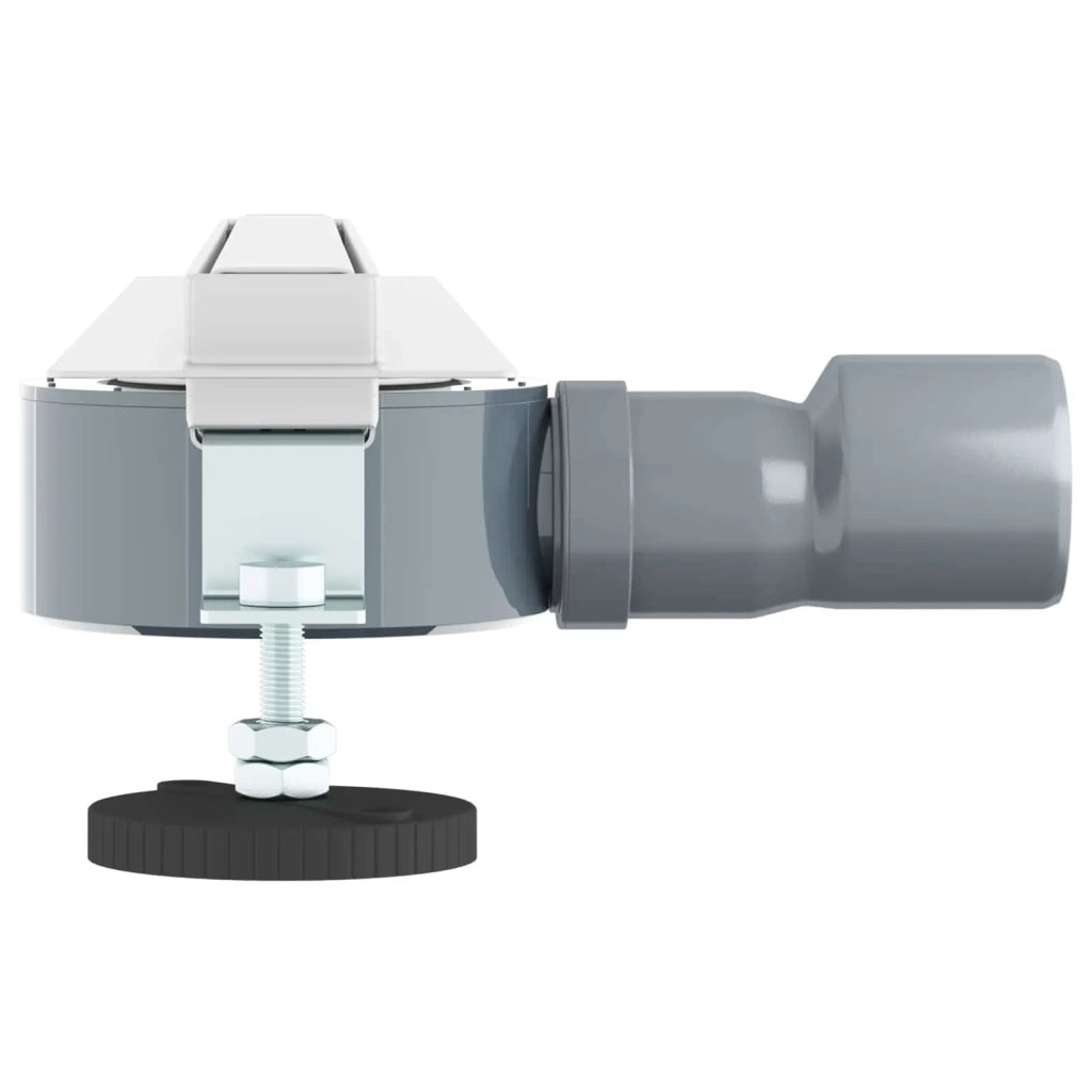 Scolascale per doccia a 360¡ã con modello slim Argento 50 cm CFW3544641